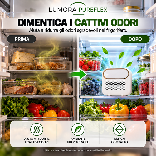 LUMORA PUREFLEX™ - Controllo Odori Facile!